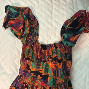 House of Harlow 1960 Tropical Dress
